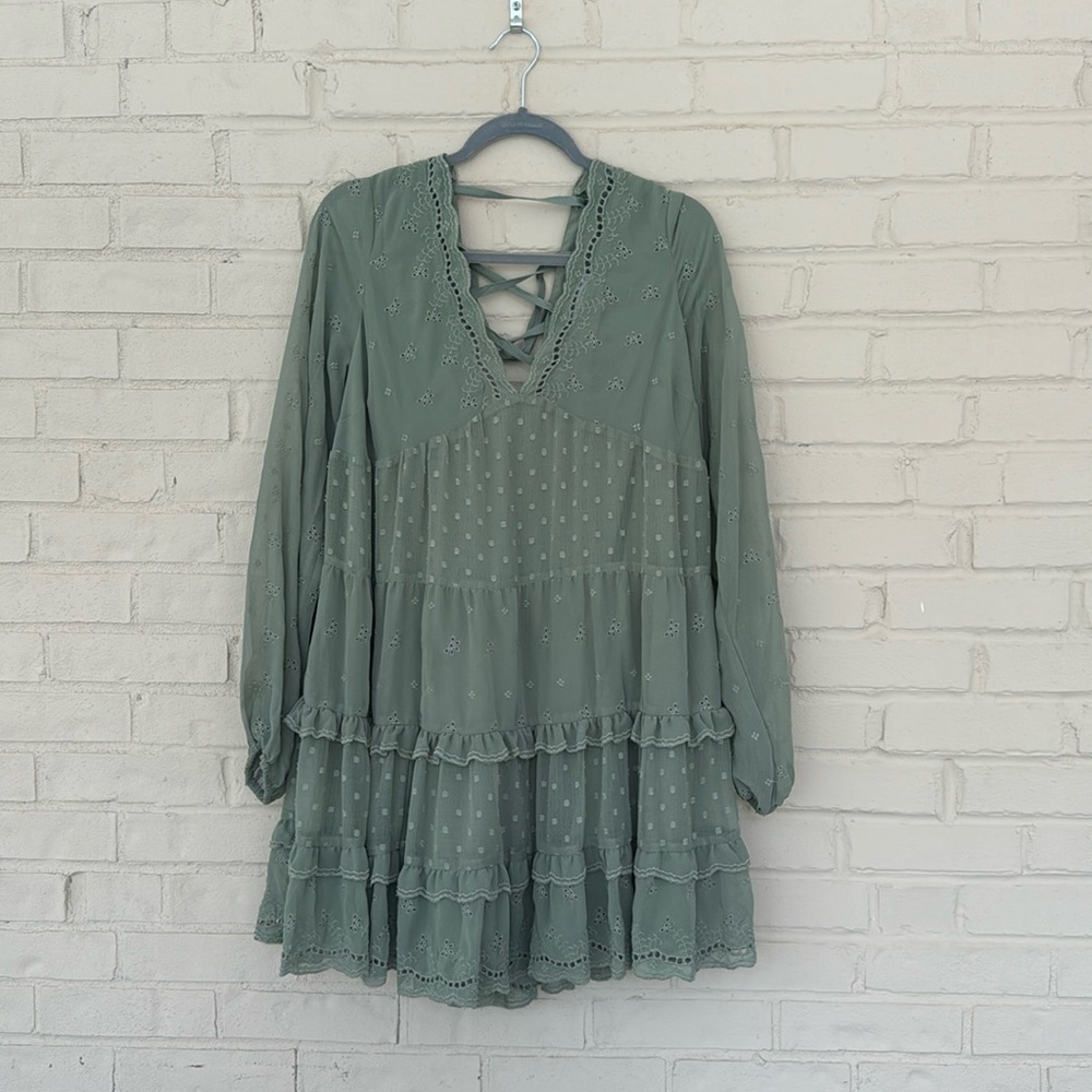 ASOS maternity tiered dress